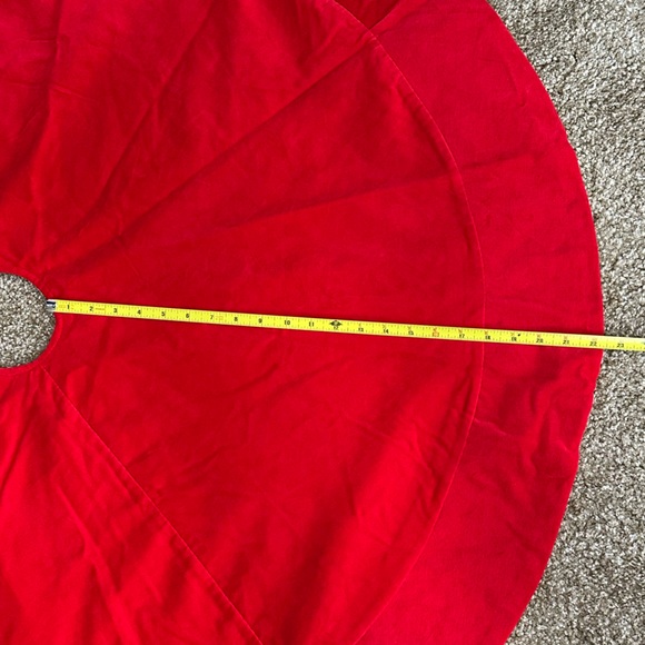 🎄Santa Red Round Velveteen Christmas Tree Skirt Target 47" - Picture 9 of 14